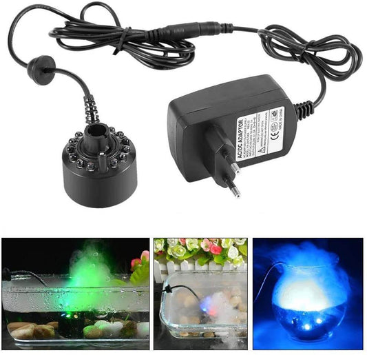 Mini Vaporisateur 12 LED pour Fontaine Intérieure ou Extérieure