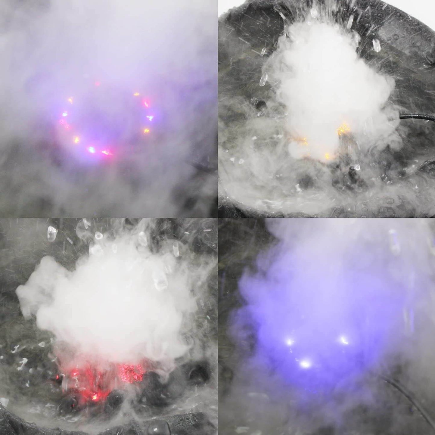 Mini Vaporisateur 12 LED pour Fontaine Intérieure ou Extérieure