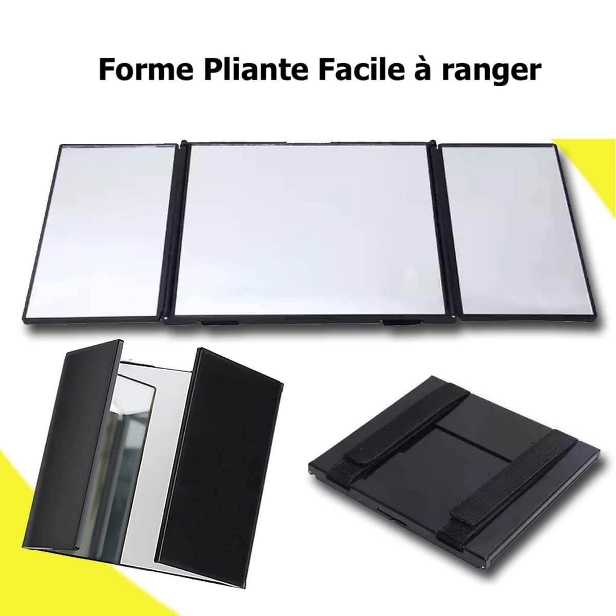 Miroir de Maquillage pare-soleil de voiture universel et pliante