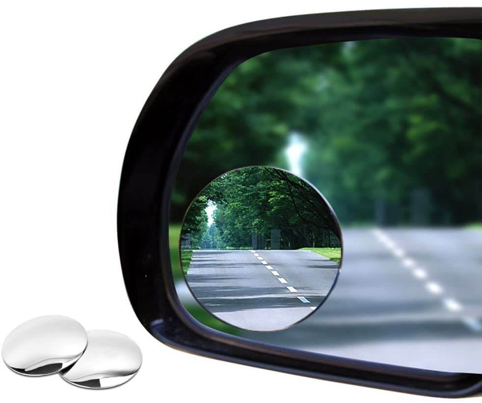 2 x Miroirs Rétroviseurs d'Angle Mort Ronde Réglables