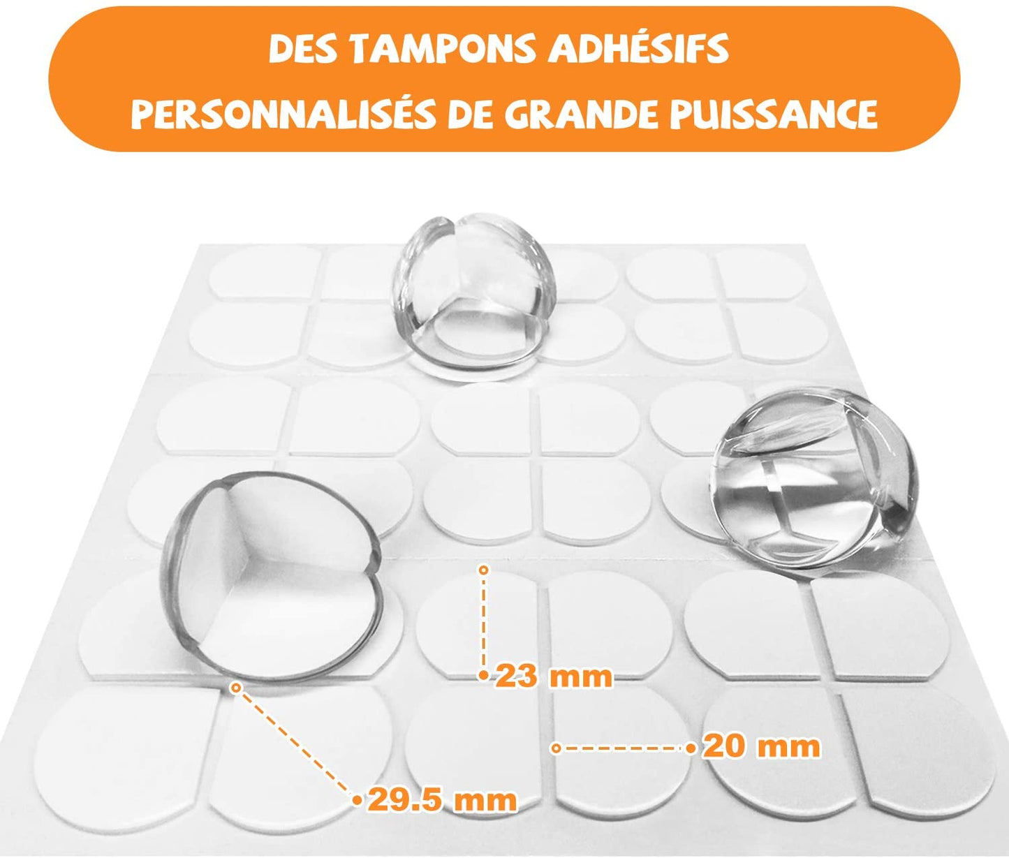 Protections Coin de Table pour Bébé,Angle pour Meuble | Molles & Rondes