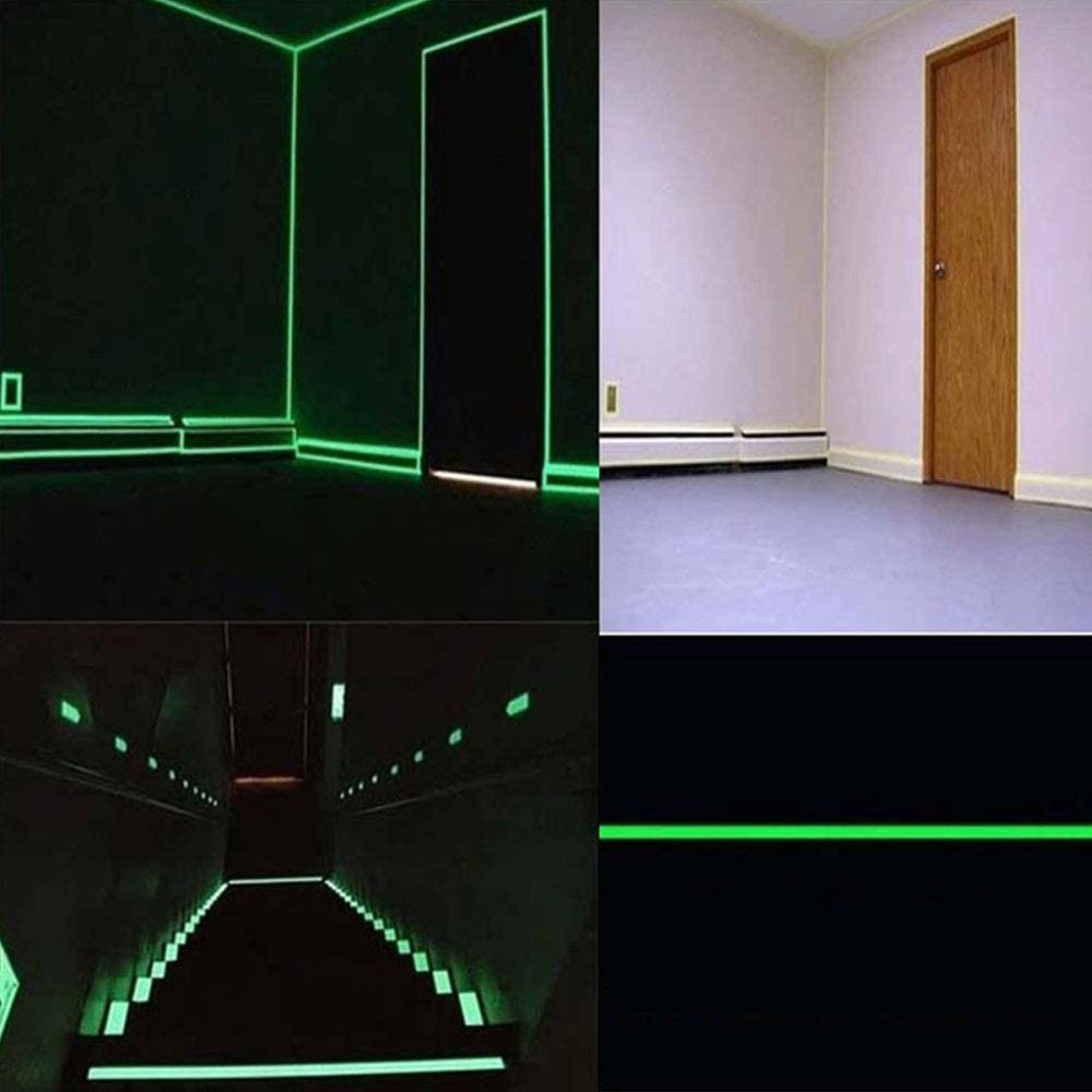 Ruban Adhésif Lumineux Phosphorescent 10 Mètres - Vert
