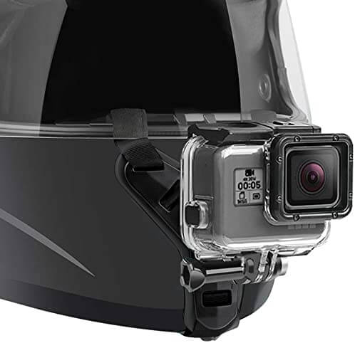 Sangle de Casque de Moto Support de Fixation Avant Menton pour GoPro