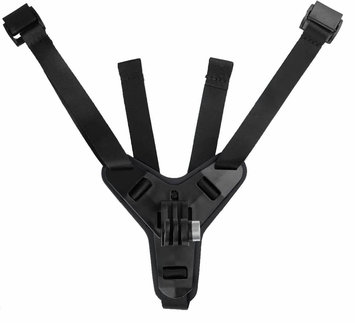 Sangle de Casque de Moto Support de Fixation Avant Menton pour GoPro