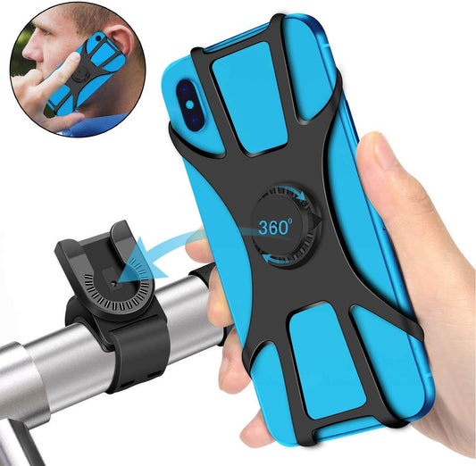 Support Téléphone pour Vélo/Moto Universel Rotatif Réglable