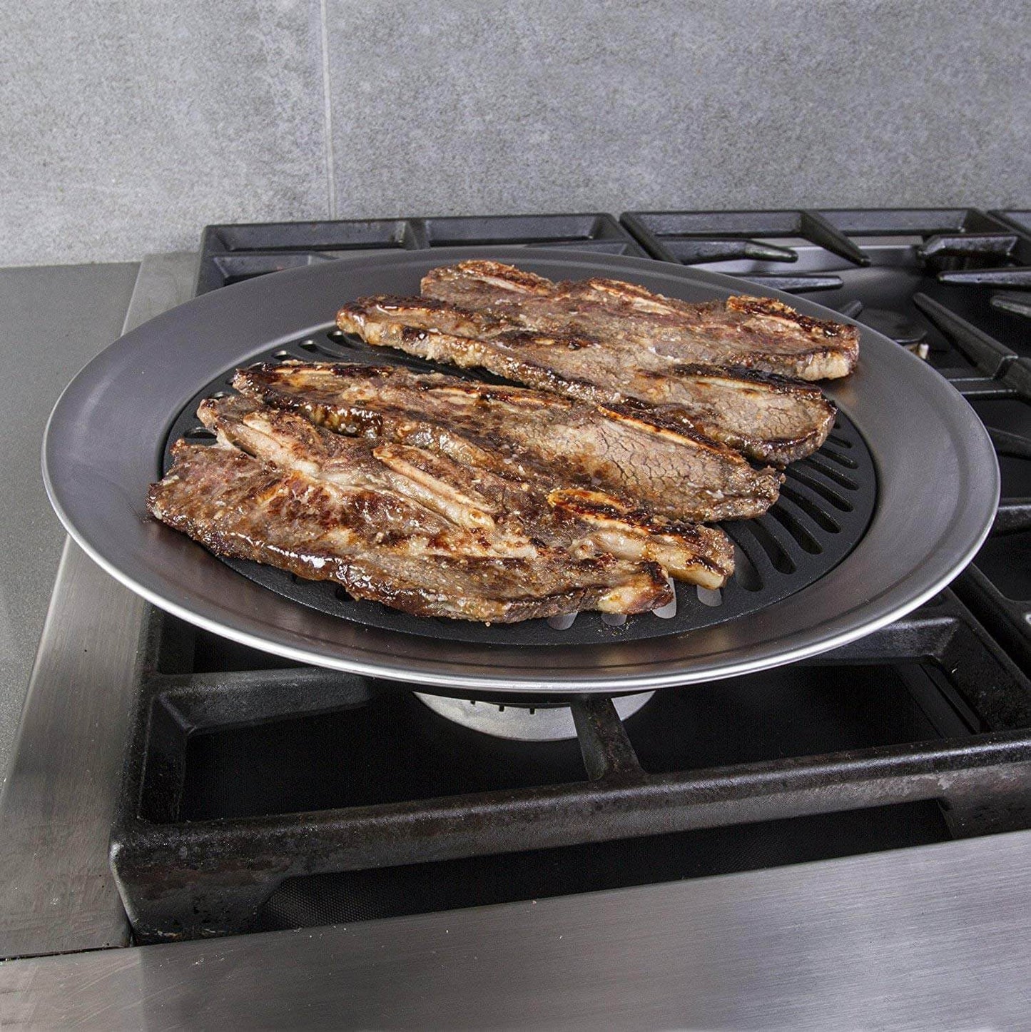Grille de Cuisinière Intérieur Saine et Sans Fumée