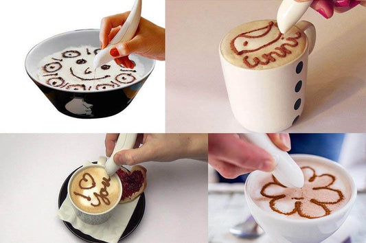 Stylo électrique pour décoration de cafés, épices, gâteaux, tartes, desserts