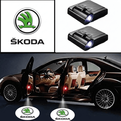 2 x Projecteurs Logo - Skoda