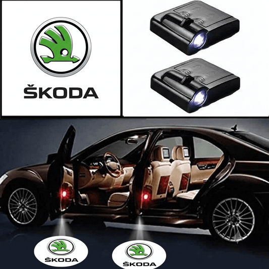 2 x Projecteurs Logo - Skoda