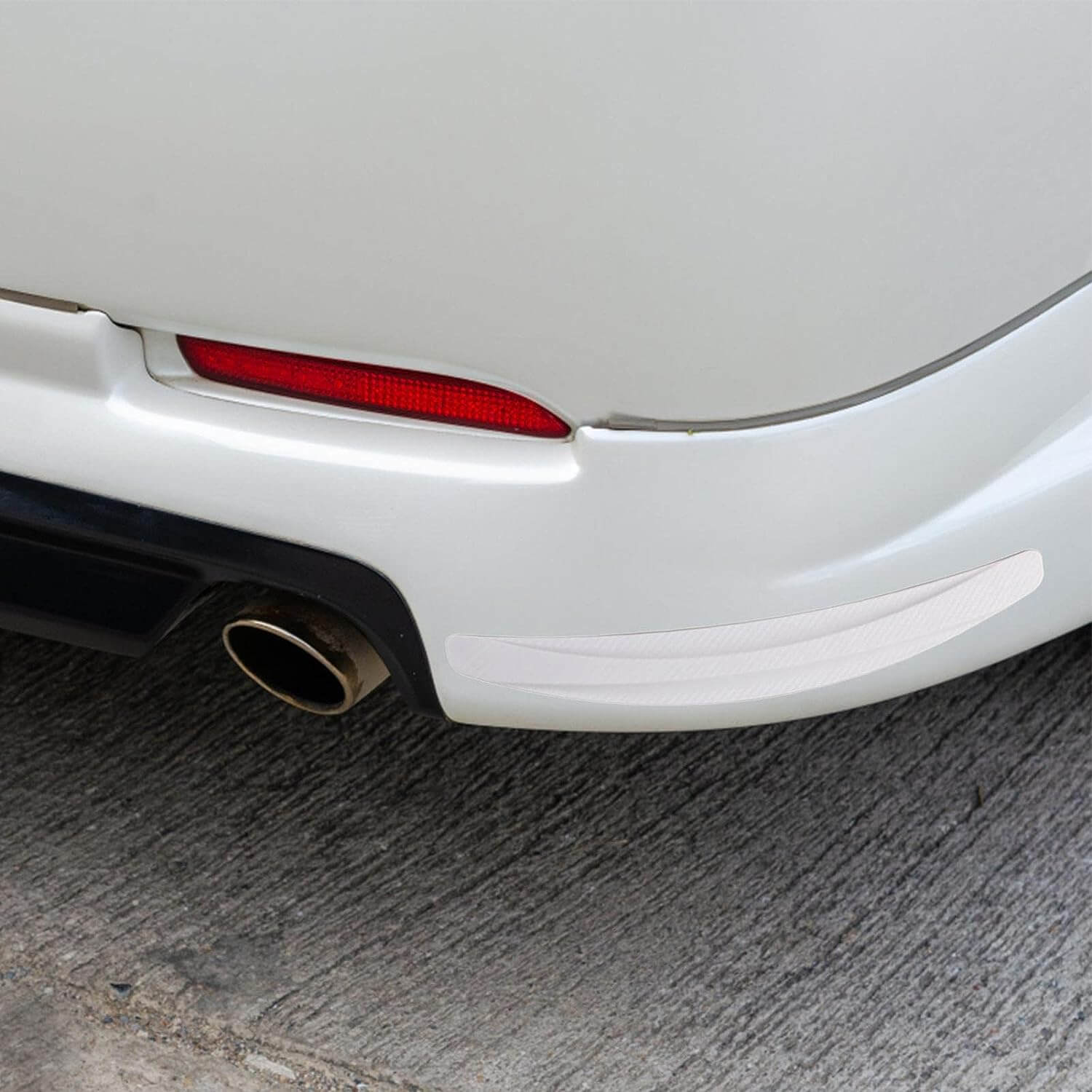  BoYeeBo Protection universelle pour pare-chocs avant de voiture  - Autocollant - 2,5 m (fibre de carbone - noir) - 250 x 5,5 cm (L x l)