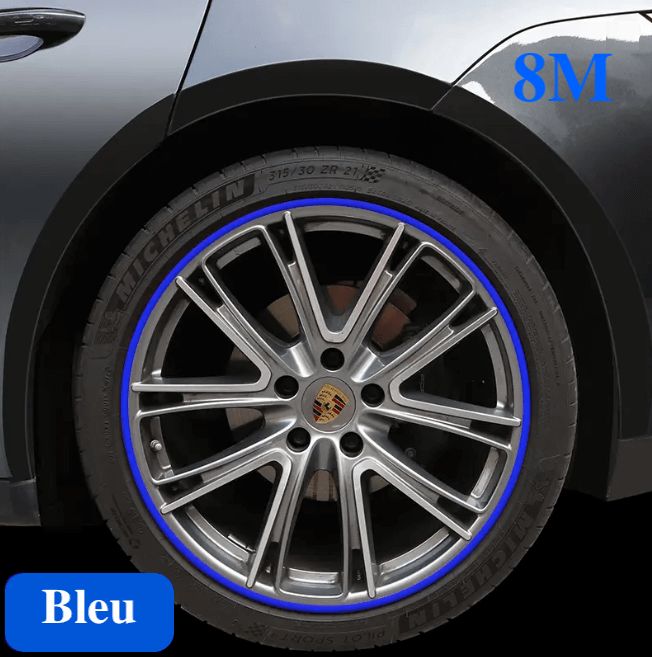 Protection Jantes de Voiture Universel en Caoutchouc 8M