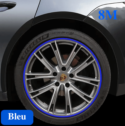 Protection Jantes de Voiture Universel en Caoutchouc 8M