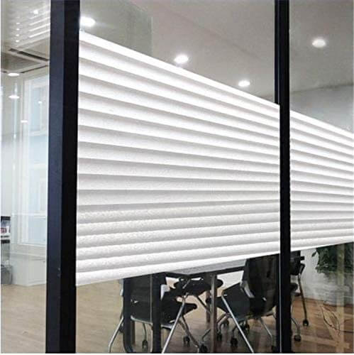 Film Décoratif Anti-regards pour Fenêtre 3D Statique - Motif Store