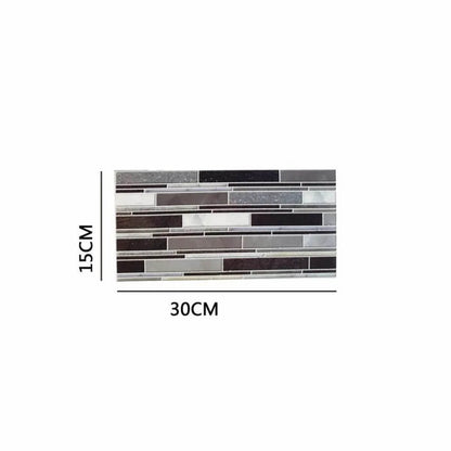 Panneau Adhesif Mural Autocollant 3D Cuisine, Salle de Bain 30*15CM