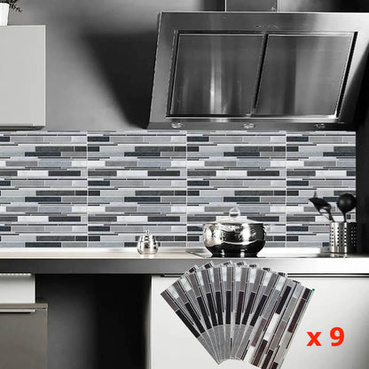 Panneau Adhesif Mural Autocollant 3D Cuisine, Salle de Bain 30*15CM