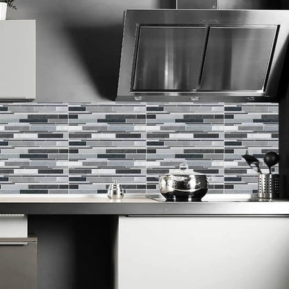 Panneau Adhesif Mural Autocollant 3D Cuisine, Salle de Bain 30*15CM