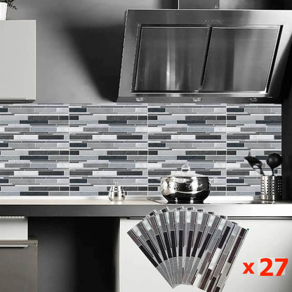 Panneau Adhesif Mural Autocollant 3D Cuisine, Salle de Bain 30*15CM