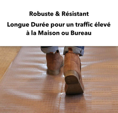 Protecteur De Sol pour tapis antidérapant, transparent, vinyle plastique
