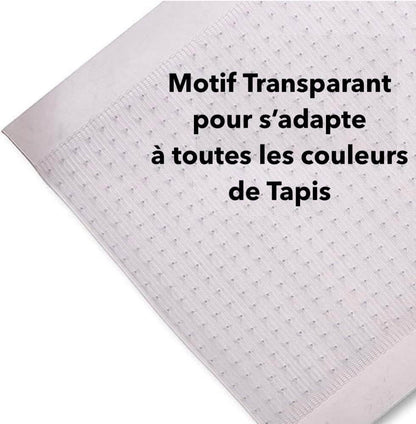 Protecteur De Sol pour tapis antidérapant, transparent, vinyle plastique