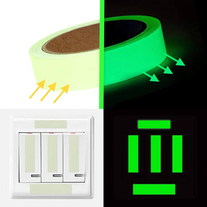 Ruban Adhésif Lumineux Phosphorescent 10 Mètres - Vert
