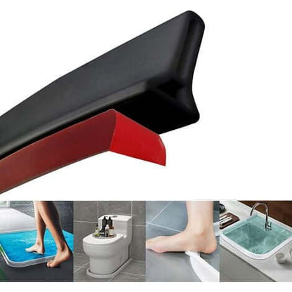 Seuil de Rétention d'Eau en Silicone Autocollante et Pliable
