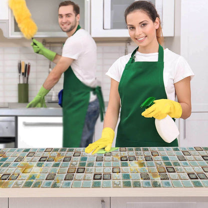 Adhésif Mosaïque Autocollant pour Cuisine et Salle de bain - Vert