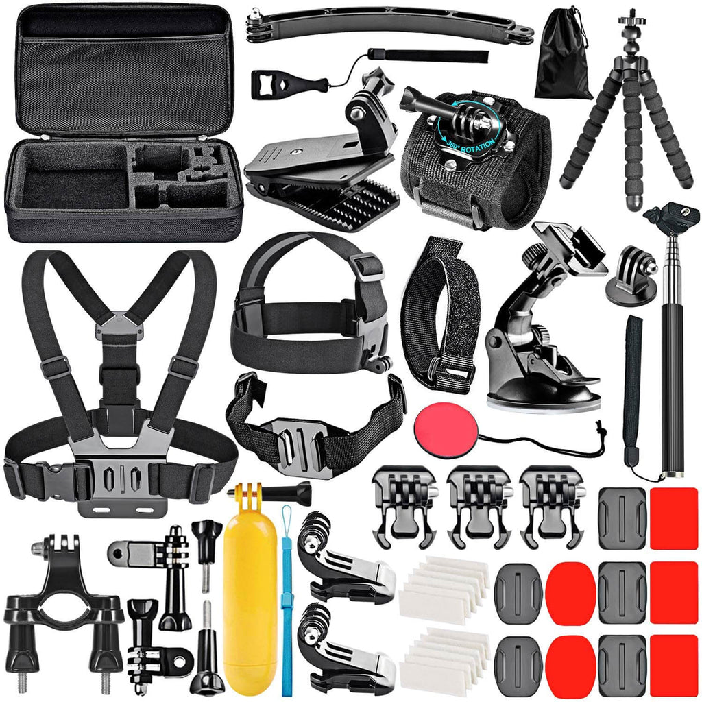 Kit d'Accessoires Caméra d'Action, Gopro 50 en 1