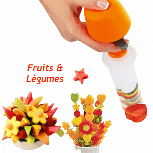 Décorateur Fruit et Légumes POP CHEF ( 6 Formes)