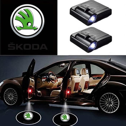 2 x Projecteurs Logo - Skoda